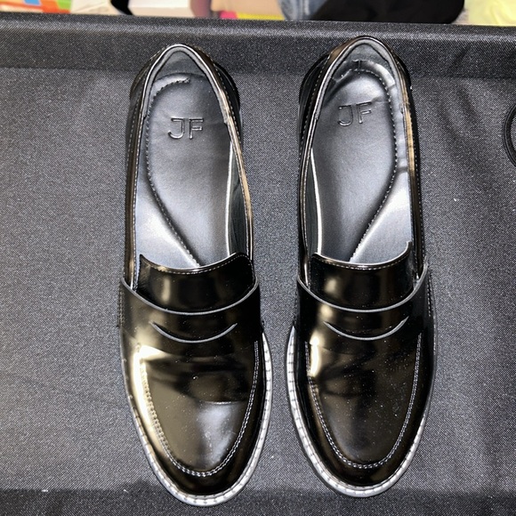 Shiny Black Loafers - Picture 2 of 4